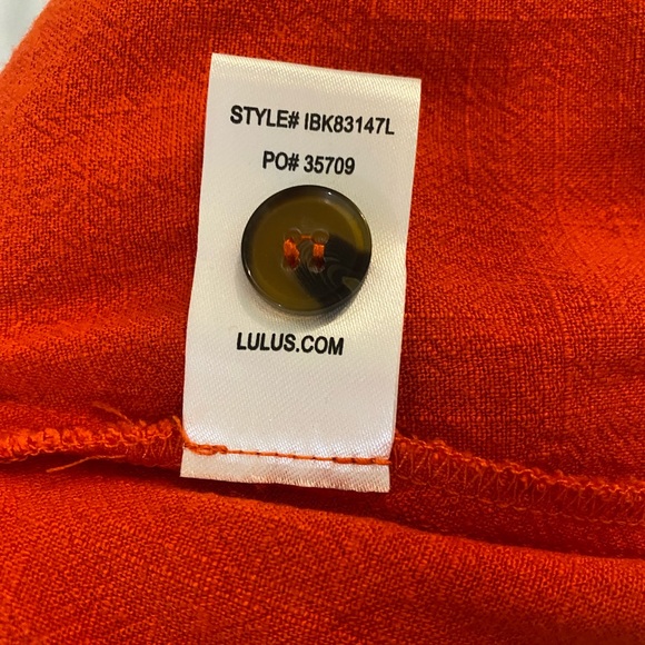 Lulu’s Button-Down Linen Midi Skirt - Picture 6 of 6